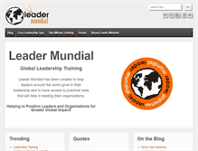 Tablet Screenshot of leadermundial.org